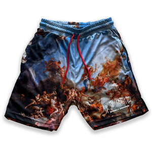 "Divinely Inspired" Shorts (Blue)
