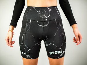 "Marble" Biker Shorts